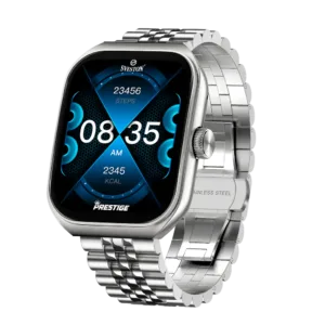 Prestige Chain Smartwatch With Free Silicon Strap
